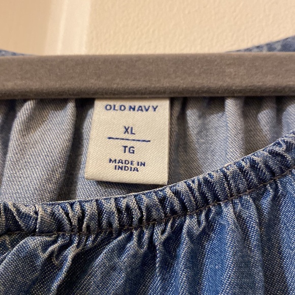 3 for $30.  Light weight Jean look tank top - Picture 2 of 3